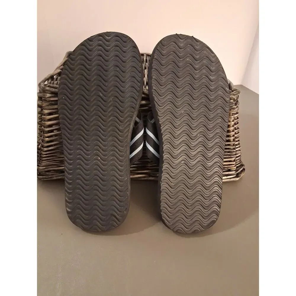 Men's Mossimo Flip Flops Size 8 Black Sandals Flip-flops